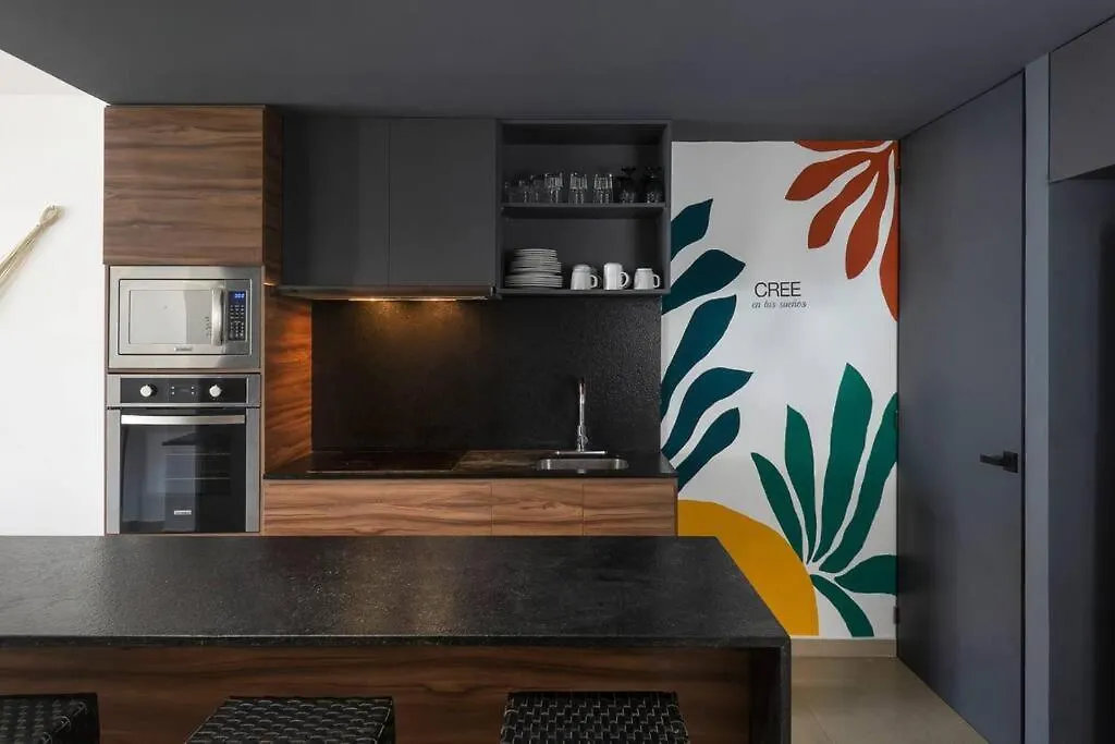 Downtown Modern Apartment Unique Location 普拉亚卡门 0*,  墨西哥